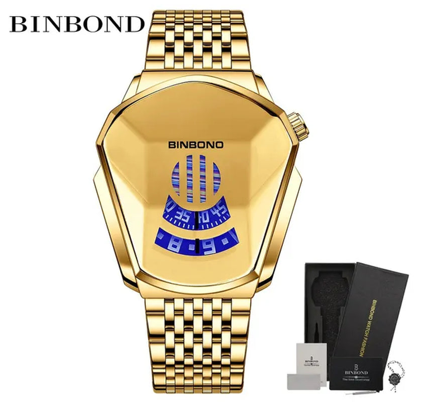 Top Brand Luxury Military Fashion Sport Watch New Design Men Gold Wrist Quartz Watches Man Clock Casual Chronograph Wristwatch